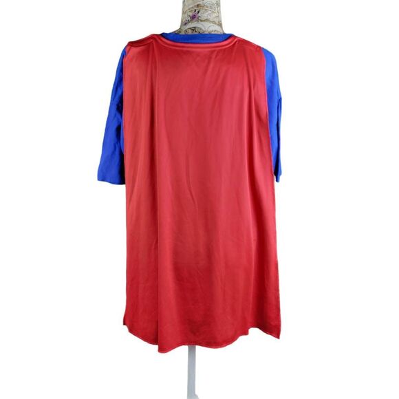 Dad Superman DC Comics T Shirt With Detachable Cape Father's Day Gift - Picture 5 of 6